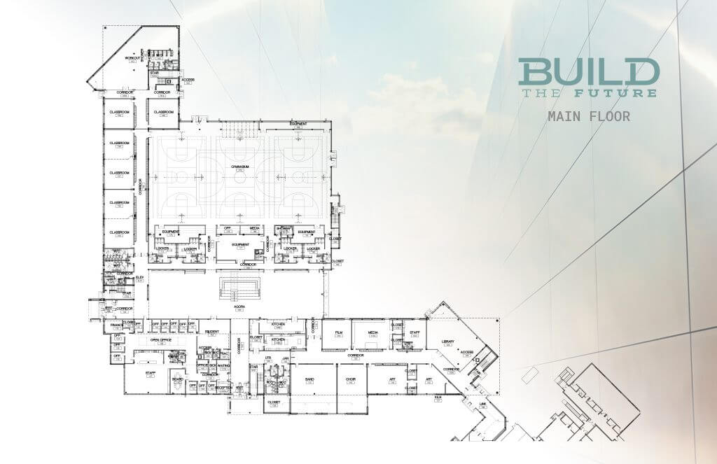 Build The Future main floor plan