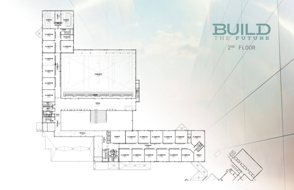 Build The Future second floor plan